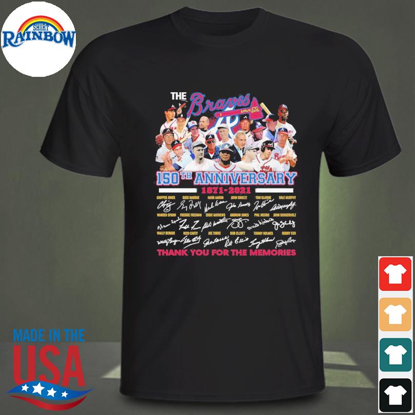 Official Atlanta Braves 150th anniversary thank you for the