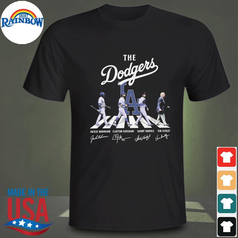 The Dodgers Abbey Road signatures shirt, hoodie, tank top, sweater and long  sleeve t-shirt