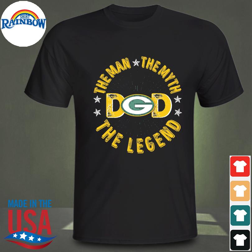 Green Bay Packers Dad The Man The Myth The Legend T-Shirt - T-shirts Low  Price