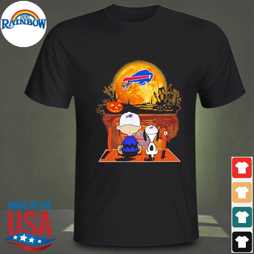 Snoopy and Charlie Brown Pumpkin Buffalo Bills Halloween shirt, hoodie,  sweater, long sleeve and tank top