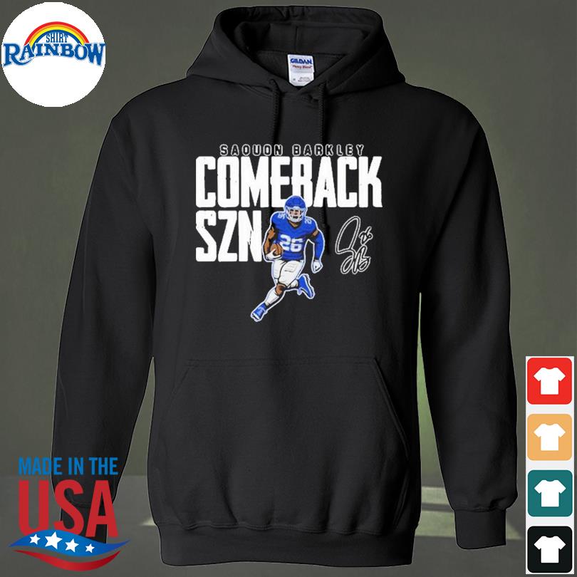 Saquon Barkley Comeback SZN shirt, hoodie, sweater, long sleeve and tank top