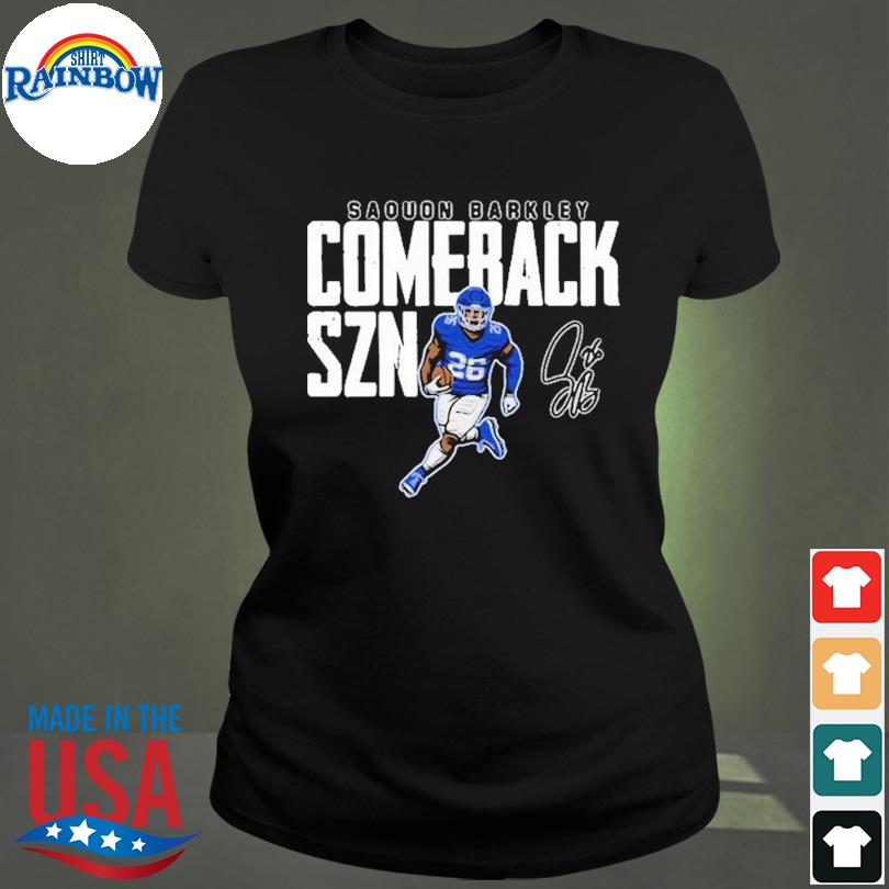 Saquon Barkley New York Giants football shirt, hoodie, sweater, long sleeve  and tank top