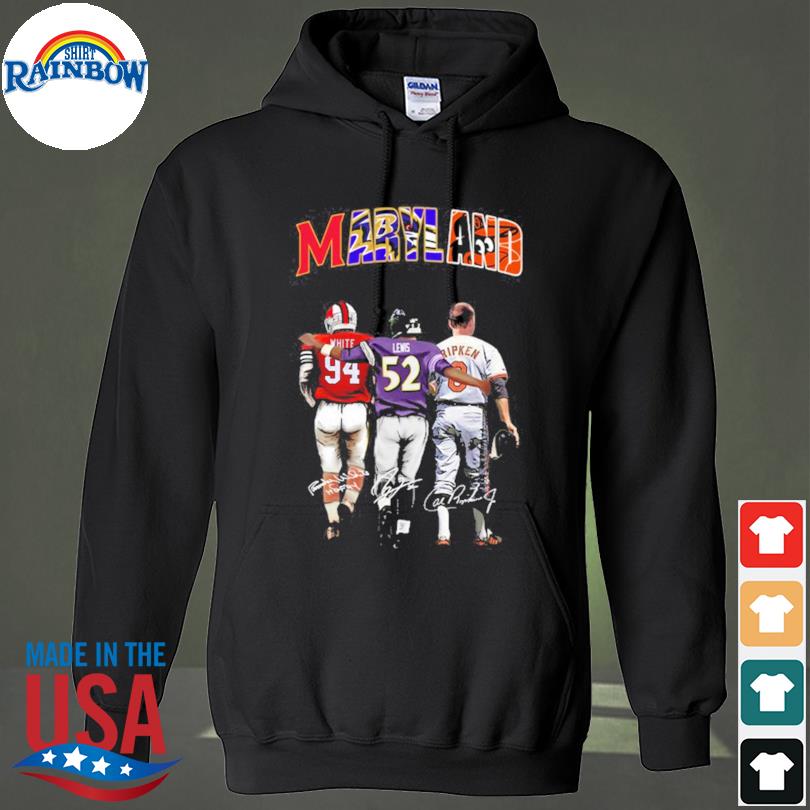 Cal Ripken and Ray Lewis Maryland signatures shirt, hoodie, sweater, long  sleeve and tank top