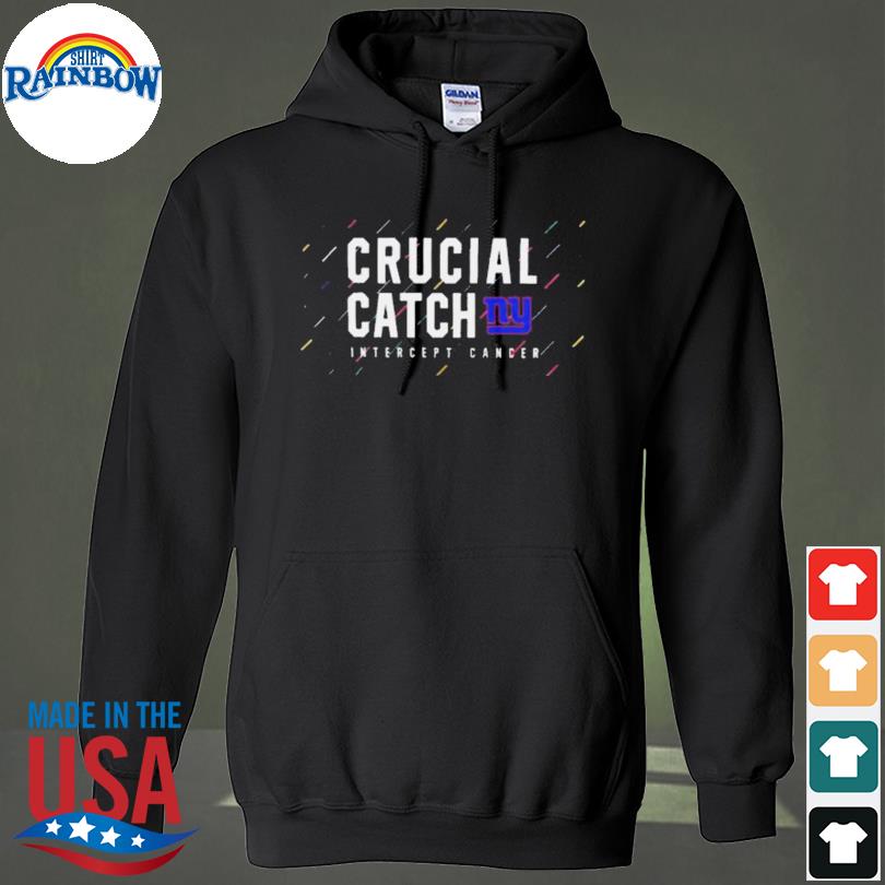 New york giants 2021 crucial catch intercept cancer shirt, hoodie