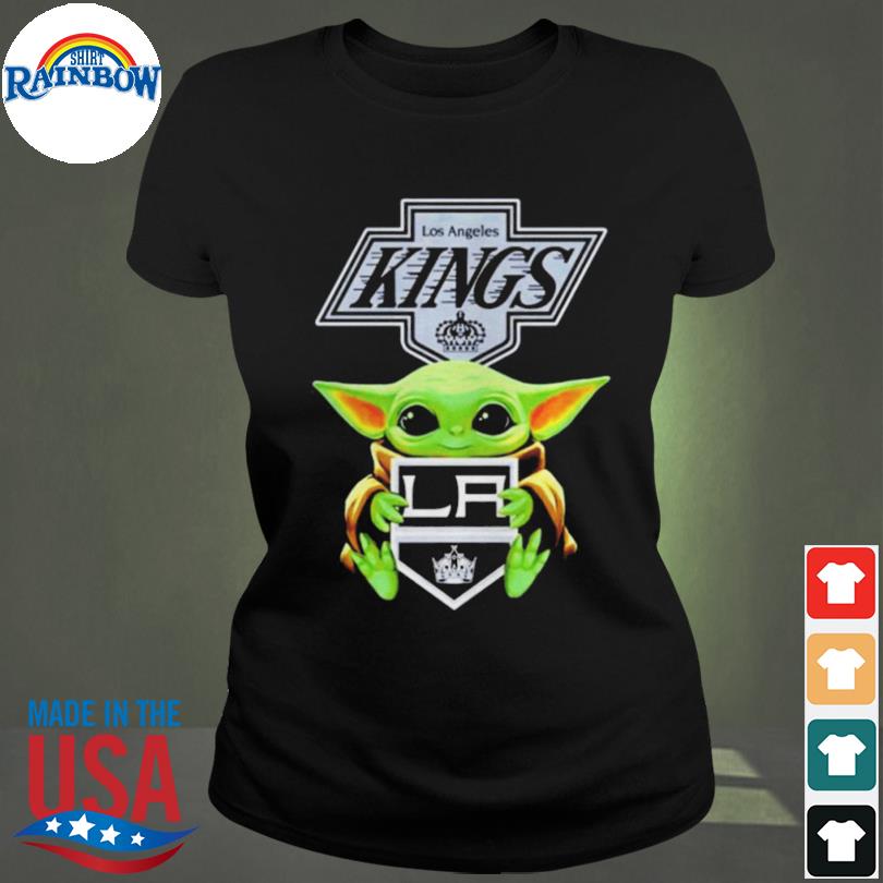 Baby Yoda Hug Los Angeles Kings Shirt