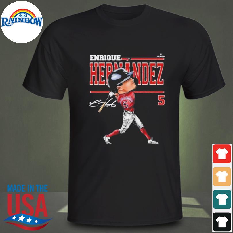 Boston Red Sox Kike Hernandez Text Pic T-Shirt