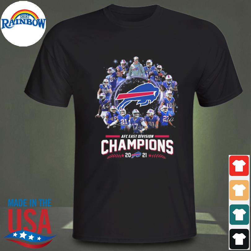 Buffalo Bills AFC East Division Champions Signatures Shirt, hoodie