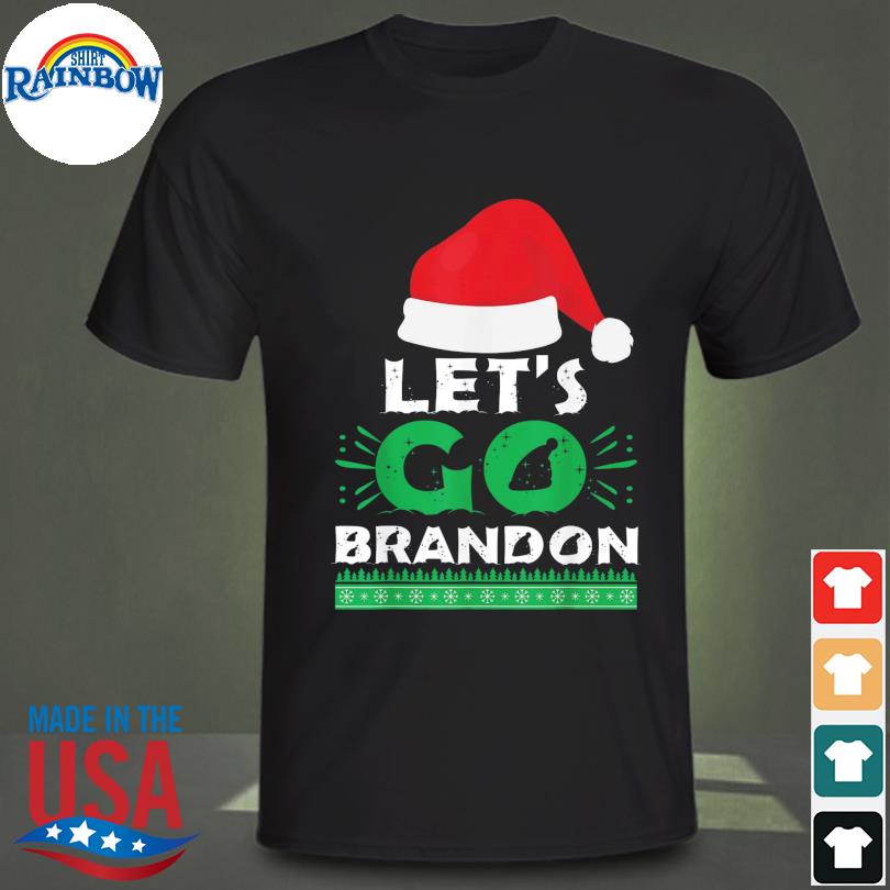 Top Treding Rainbowt Shirt Santa Reindeer Let S Go Brandon Christmas Sweater Lexhamclothing News