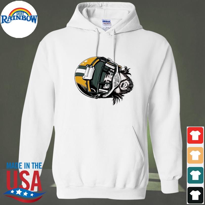 green bay packers rainbow hoodie