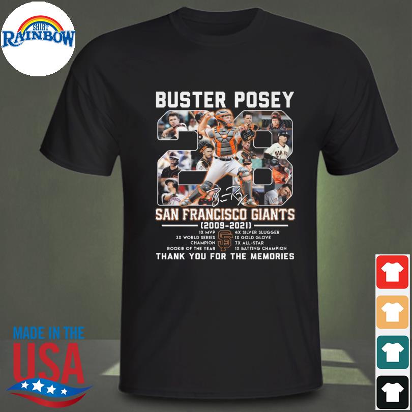 Thank you Buster Posey signature T-shirt, hoodie, sweatshirt and tank top