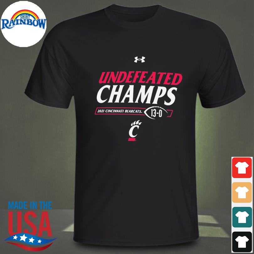 Cincinnati Bearcats Under Armour AAC Football Champions 2021 T