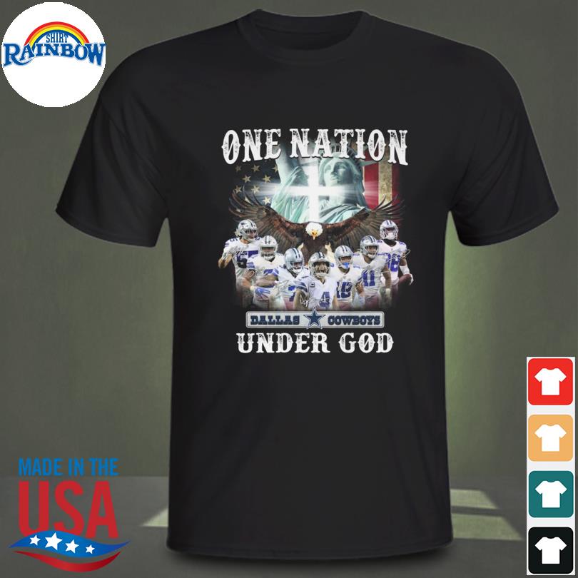 Dallas Cowboys one nation under God signatures shirt, hoodie, sweater, long  sleeve and tank top