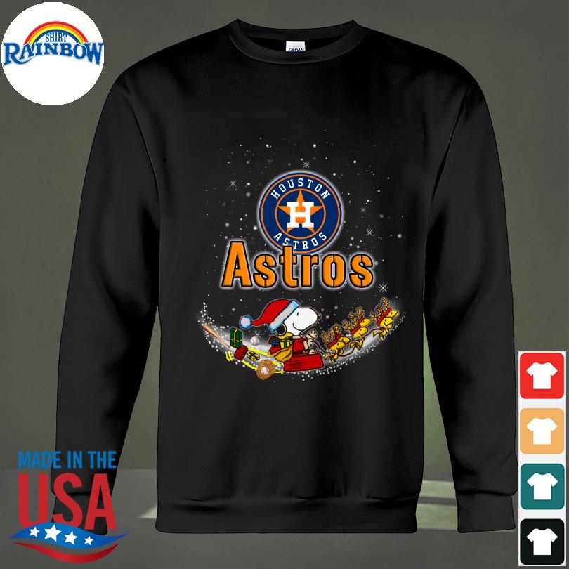 Houston Astros Snoopy Christmas shirt, hoodie, sweater, long