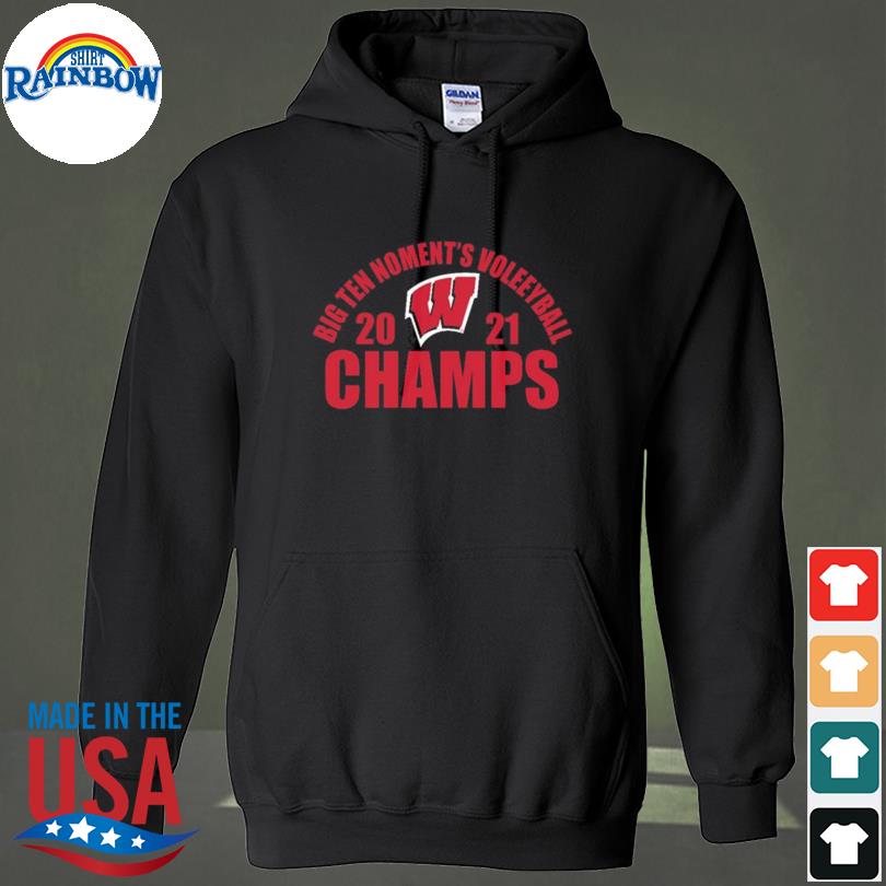 Official Wisconsin Volleyball B1G Volleyball Championship 2021 Women's shirt,  hoodie, sweater, long sleeve and tank top