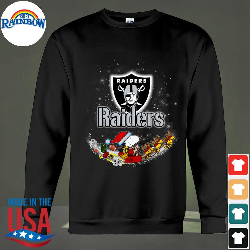 Official Snoopy las vegas raiders Christmas T-shirt, hoodie, tank top,  sweater and long sleeve t-shirt