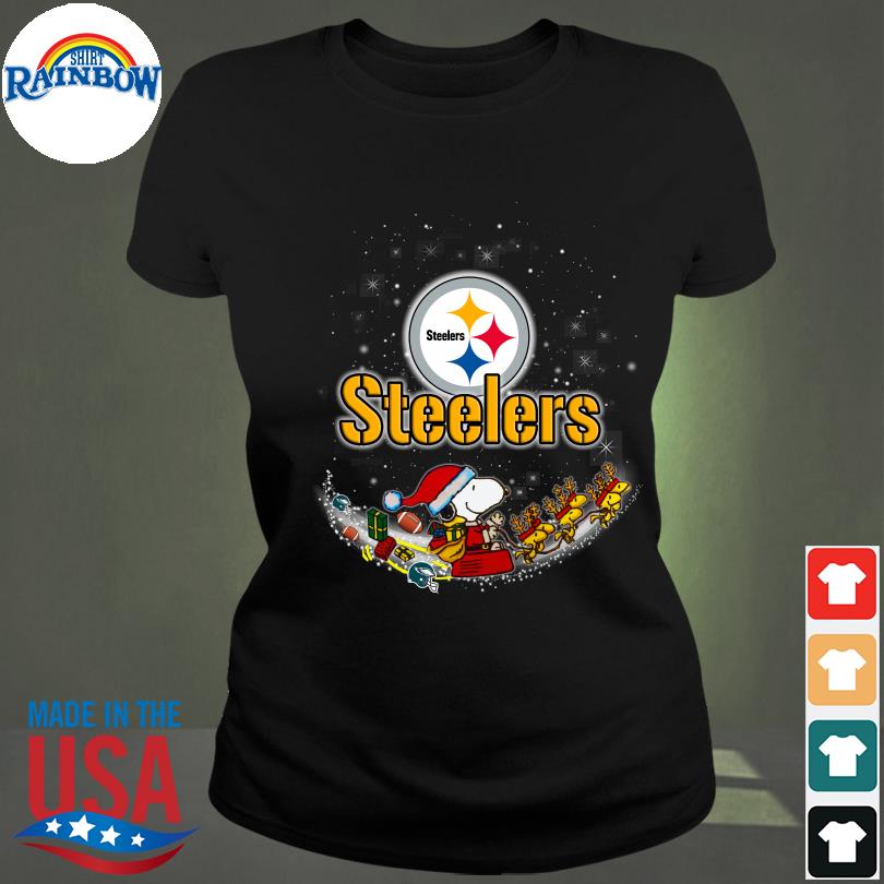 Official Snoopy Pittsburgh Steelers Christmas T-shirt, hoodie, tank top,  sweater and long sleeve t-shirt