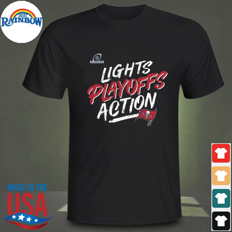 Fanatics Tampa Bay Buccaneers Men's 2021 Playoff Bound Lights Action T-Shirt 21 / M