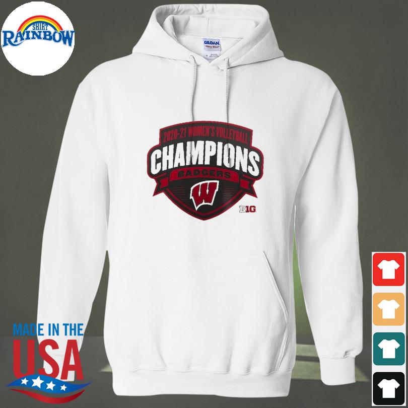 Official Wisconsin Volleyball B1G Volleyball Championship 2021 Women's shirt,  hoodie, sweater, long sleeve and tank top