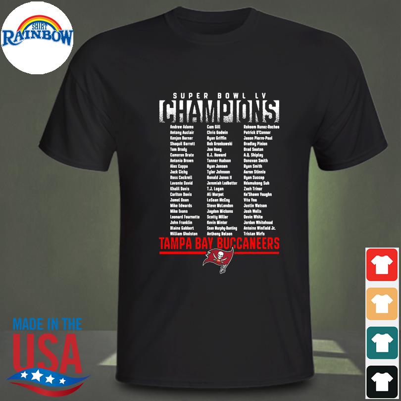 Tampa Bay Buccaneers Super Bowl Champions 2021 T Shirt - Trends