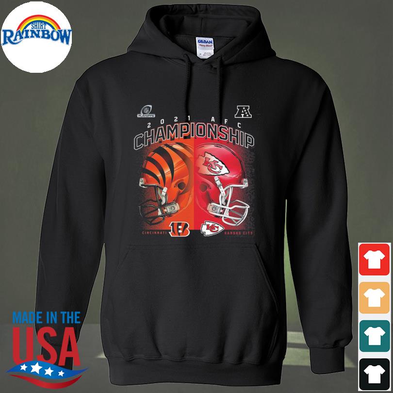 Cincinnati Bengals Vs. Kansas City Chiefs 2021 Afc Championship Head To  Head Matchup shirt, hoodie, sweater, long sleeve and tank top