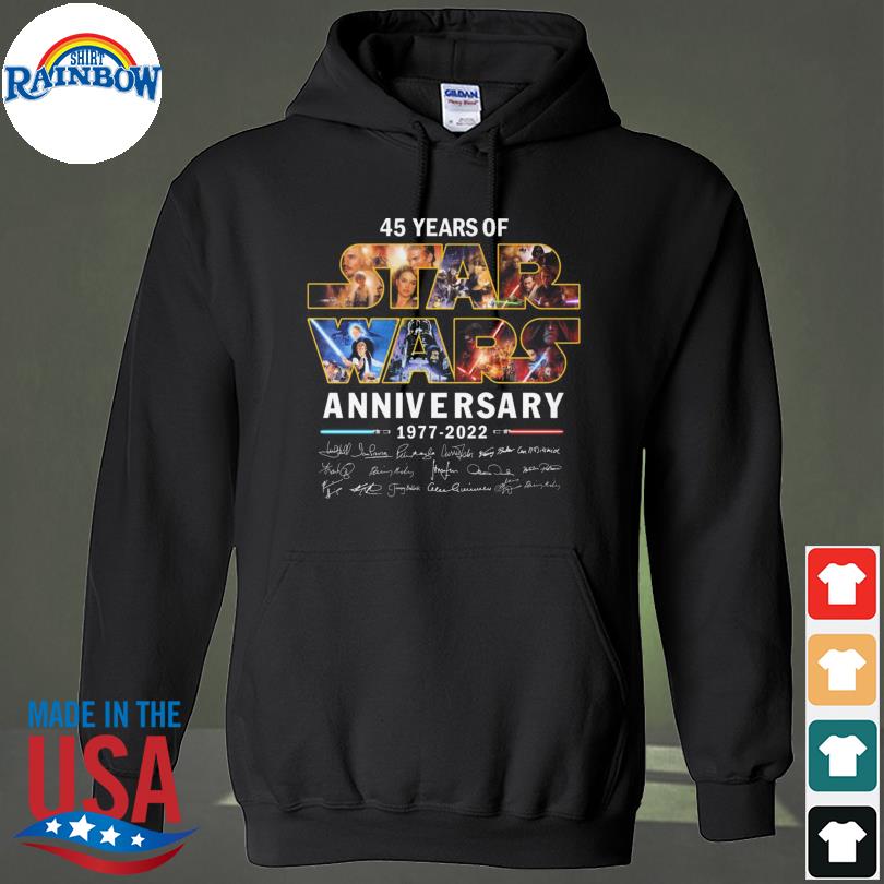 Star Wars 45Th Anniversary 1977-2022 Movie Film Tee Shirt