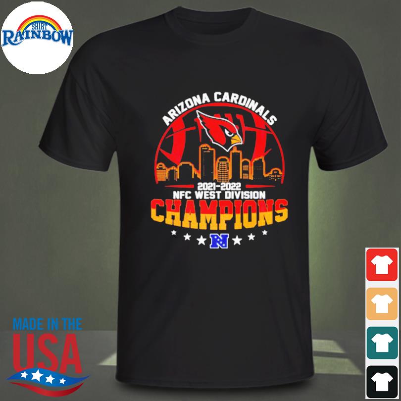 Official Arizona cardinals 2022 nfc west division champions shirt, hoodie,  sweater, long sleeve and tank top