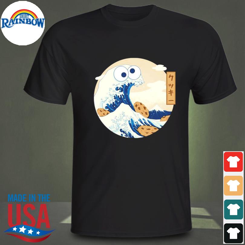 The great wave off Cookie Monster shirt, hoodie, sweater, long