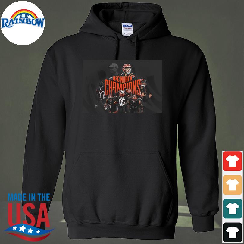 Cincinnati Bengals Run The North Shirt 2021 AFC North Division Champions  Trophy Collection T-Shirt Hoodie Sweatshirt - Lentaze