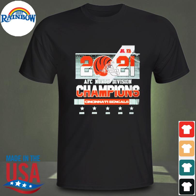 Cincinnati Bengals 2021 2022 AFC North Division Champions shirt