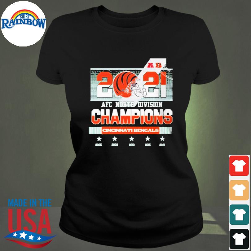 Cincinnati bengals football 2021 2022 afc north division champions shirt,  hoodie, sweater, long sleeve and tank top