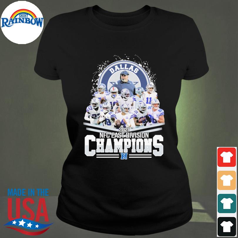 Dallas Cowboys NFC East Division Champions 2021 2022 Signatures Shirt,Sweater,  Hoodie, And Long Sleeved, Ladies, Tank Top