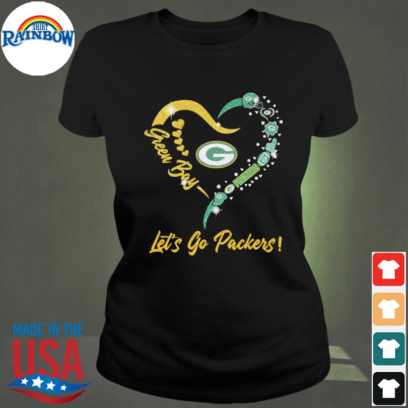 Peace Love Green Bay Packers Logo T-Shirt - Kingteeshop