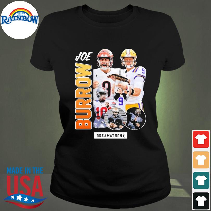 Official ja'marr chase wearing joe burrow dreamathon shirt, hoodie