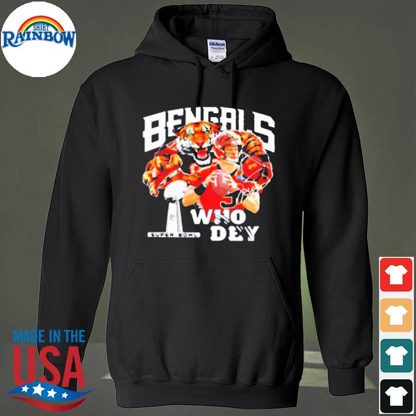 Original joe Burrow Cincinnati Bengals Super Bowl signature shirt, hoodie,  sweater, long sleeve and tank top