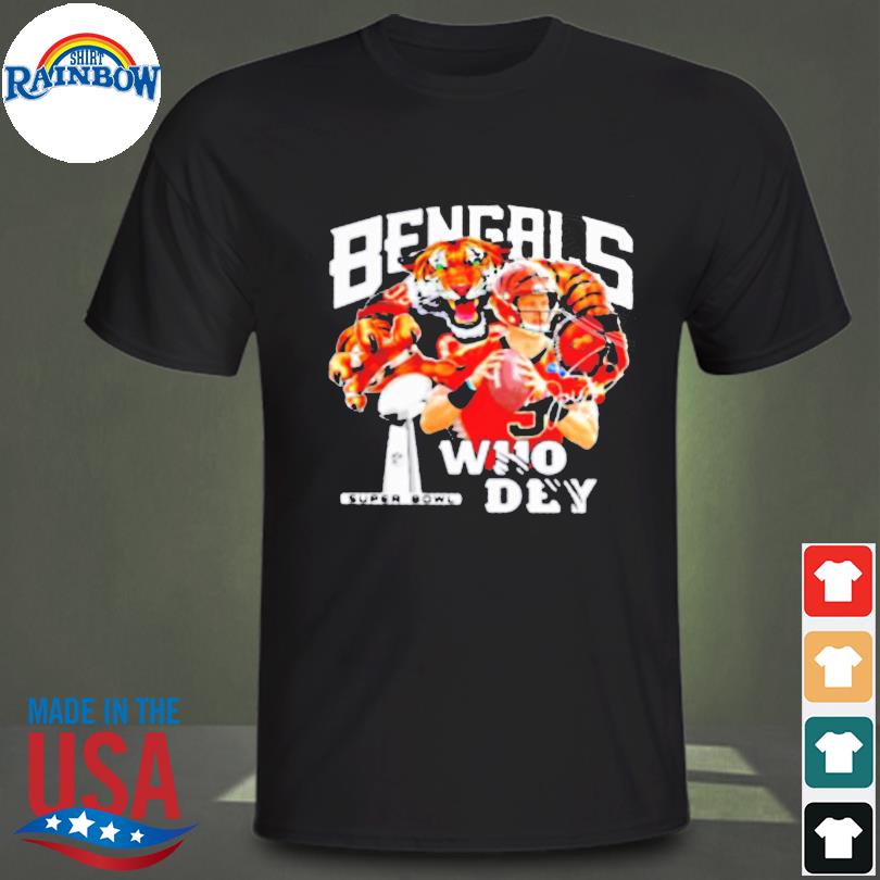 Cincinnati Bengals Joe Burrow Who Dey New 2022 Shirt, hoodie, sweater, long  sleeve and tank top