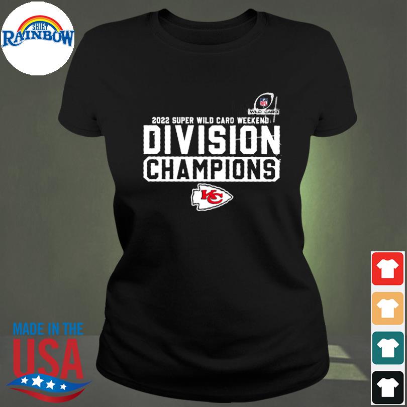 Kansas City Chiefs 2022 Super Wild Card Division Champions T-Shirt - REVER  LAVIE