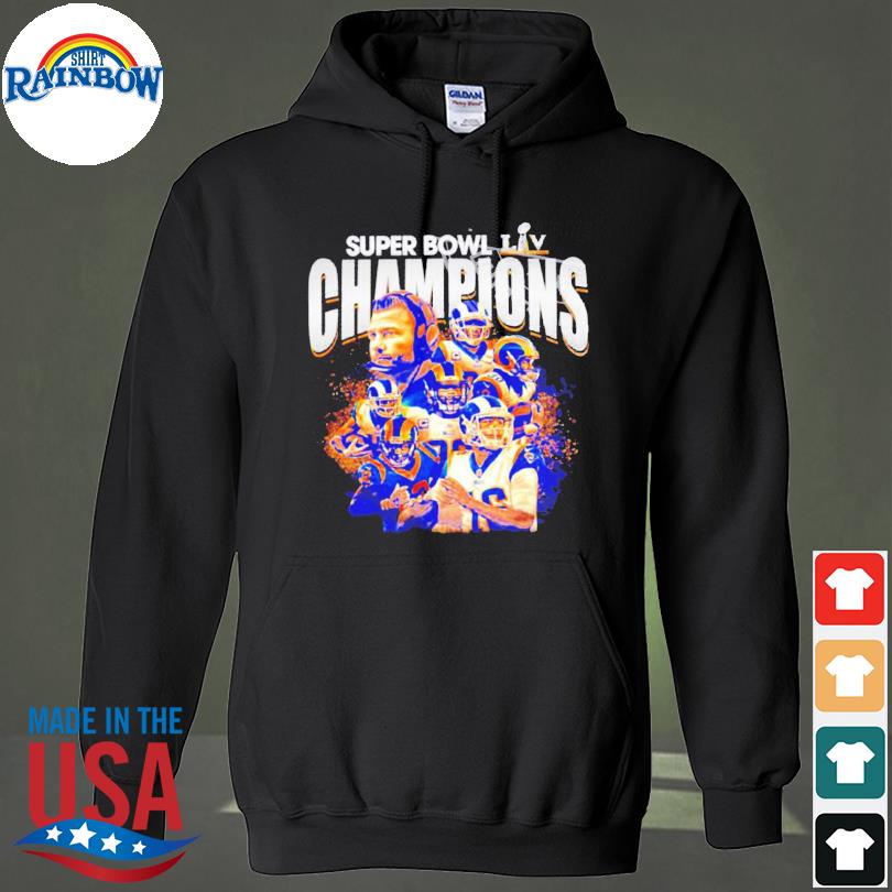 Official Los angeles rams 2022 super bowl champions fan gifts shirt,  hoodie, sweater, long sleeve and tank top