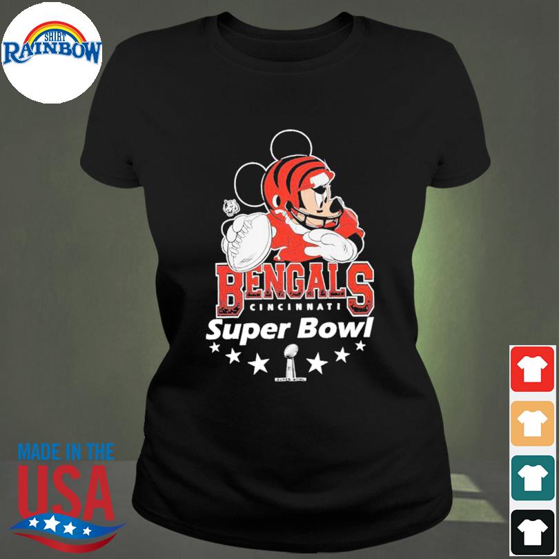 Official mickey cincinnati bengals 2022 super bowl shirt, hoodie