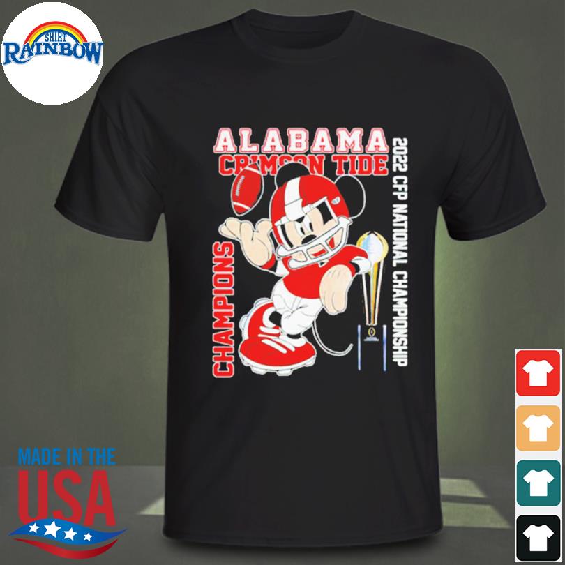 Mickey Mouse Alabama Crimson Tide Champions 2022 CFP National