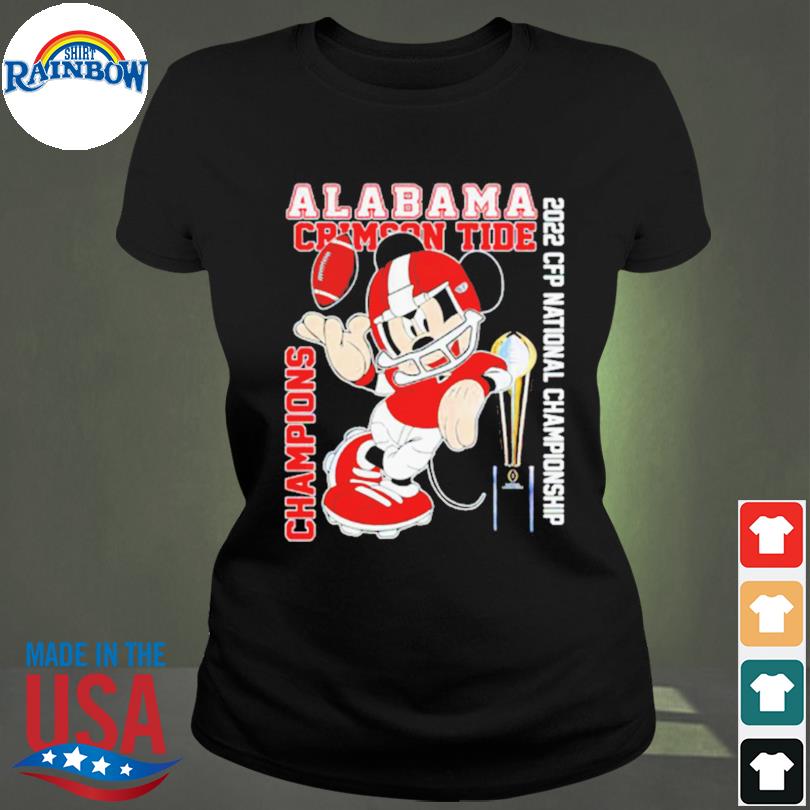 Mickey mouse alabama crimson tide wins champions 2022 cfp national