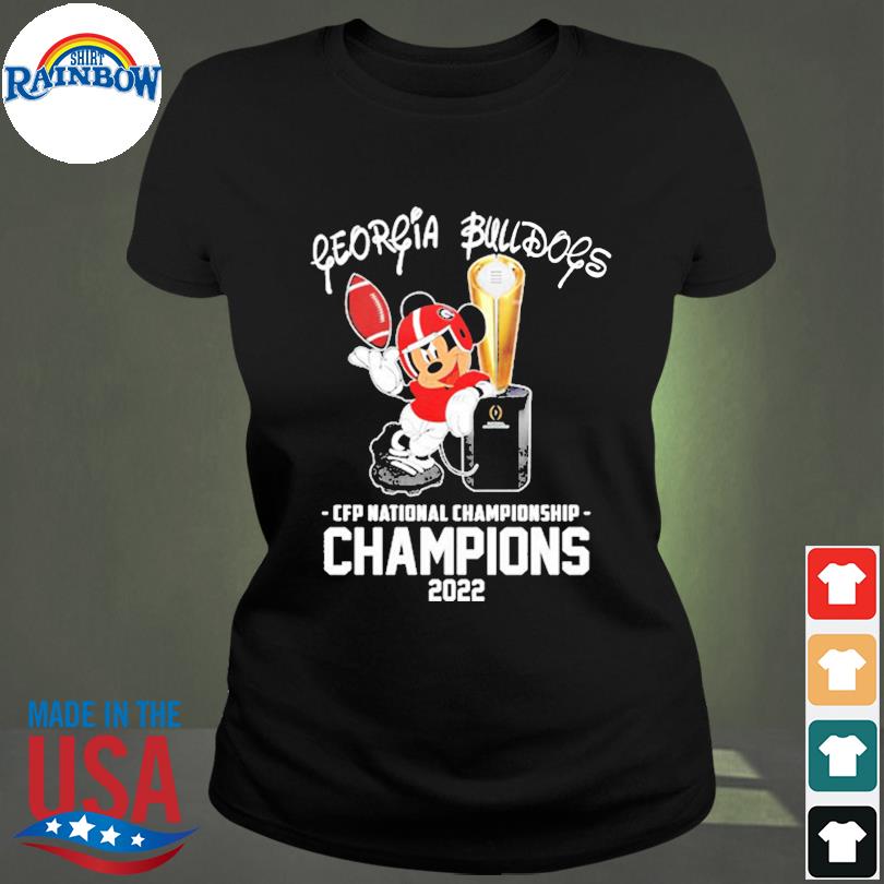 Mickey mouse georgia bulldogs champions 2022 cfp national