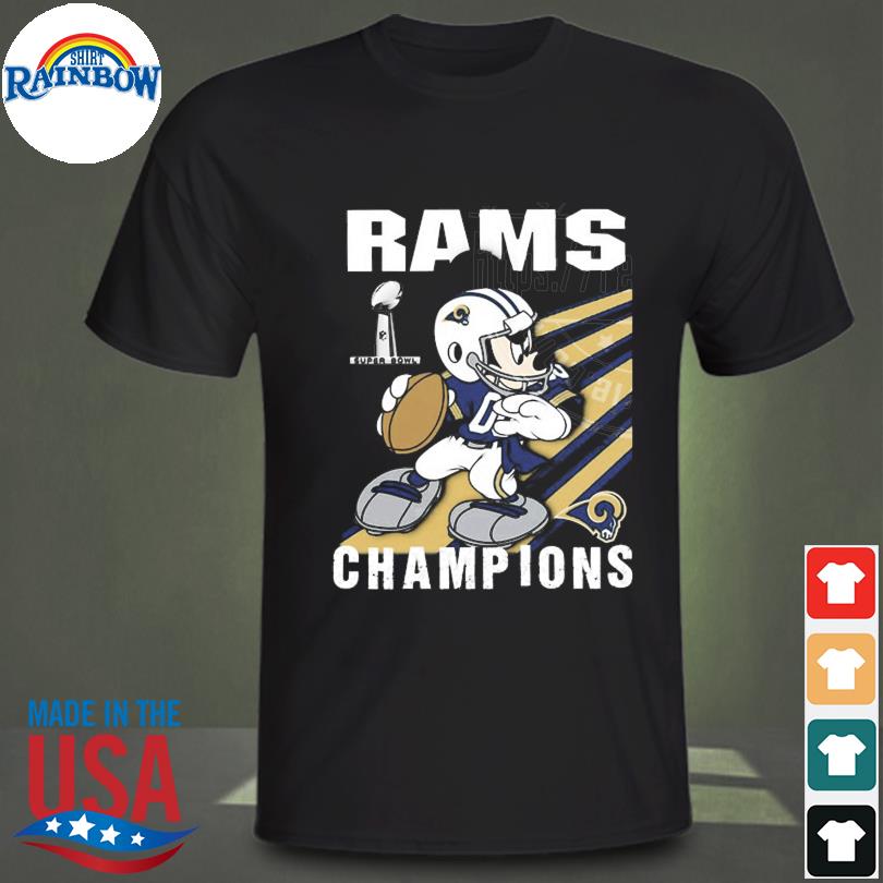 Mickey los angeles rams 2022 super bowl champions shirt, hoodie, sweater,  long sleeve and tank top