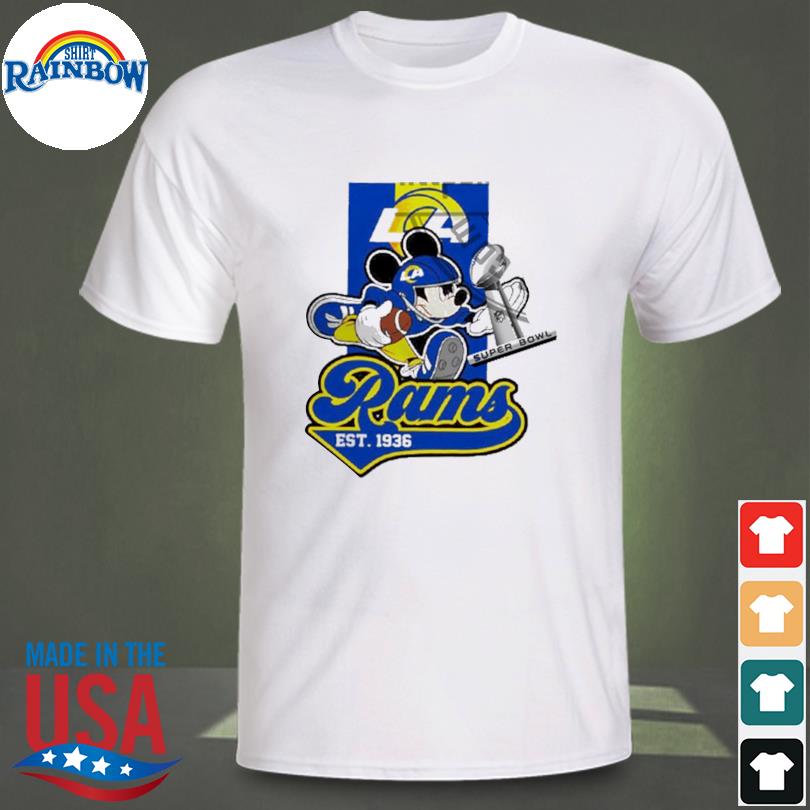 Mickey Trophy Super Bowl 2022 Los Angeles Rams Unisex T-Shirt