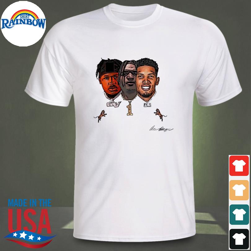 Official Joe burrow tres amigos a'marr chase shirt higgins and