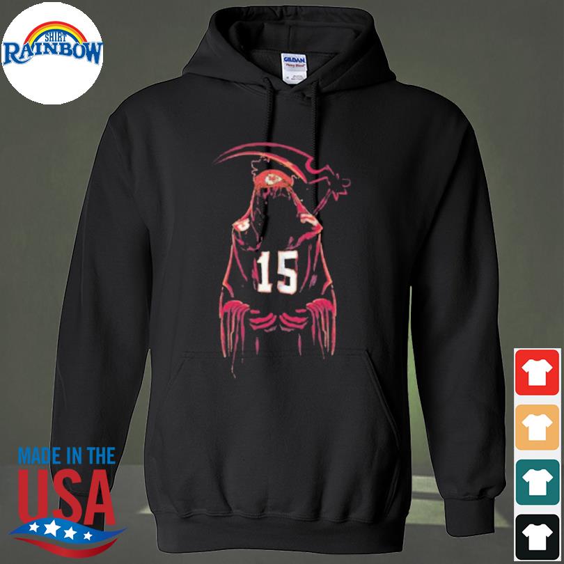 Patrick Mahomes Shirt Mvpat Mahomes Grim Reaper Be the Grim -   Sweden