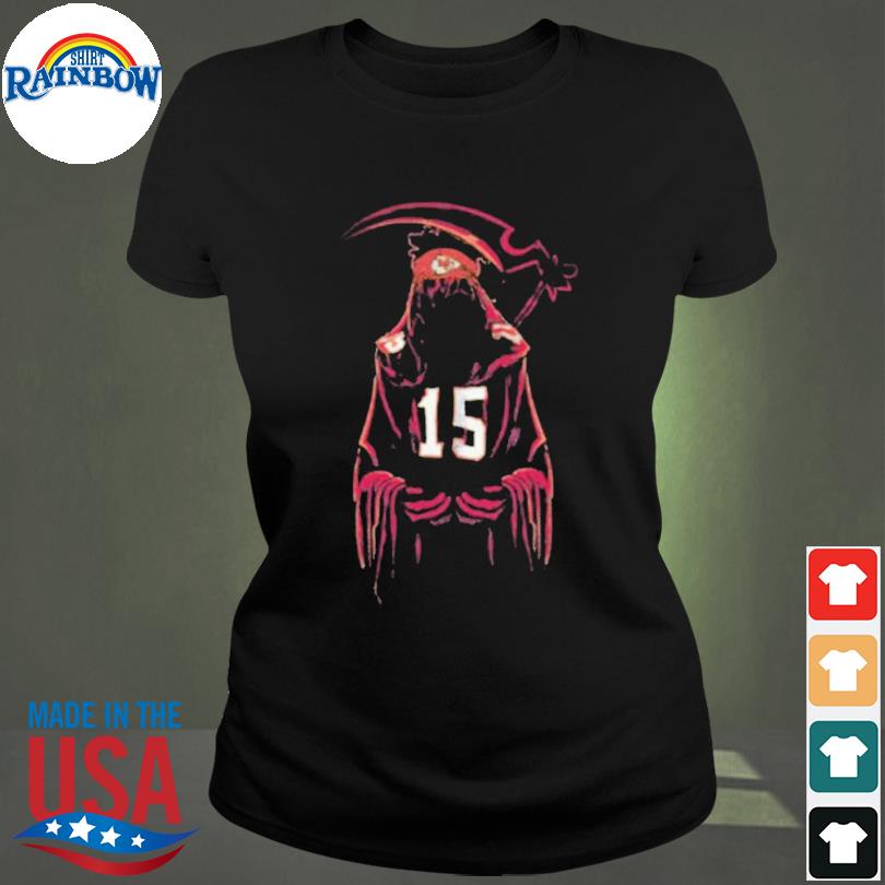 Official Patrick Mahomes KC Chiefs Grim Reaper Unisex Shirt - Hersmiles