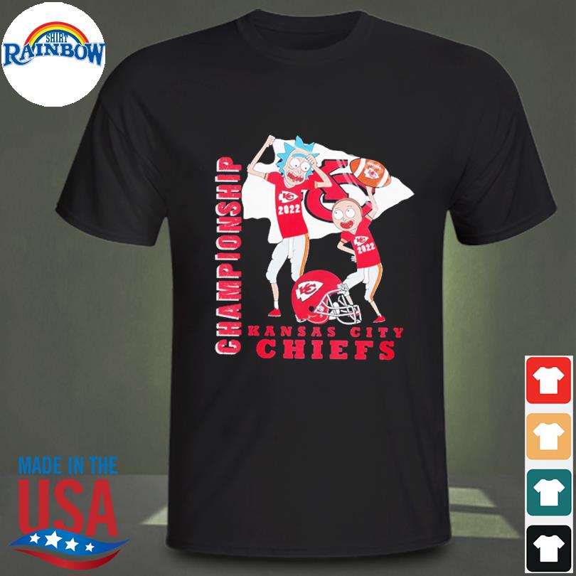 Rick And Morty Kansas City Chiefs 2022 AFC Conference Championship T-Shirt,  hoodie, sweater, long sleeve and tank top