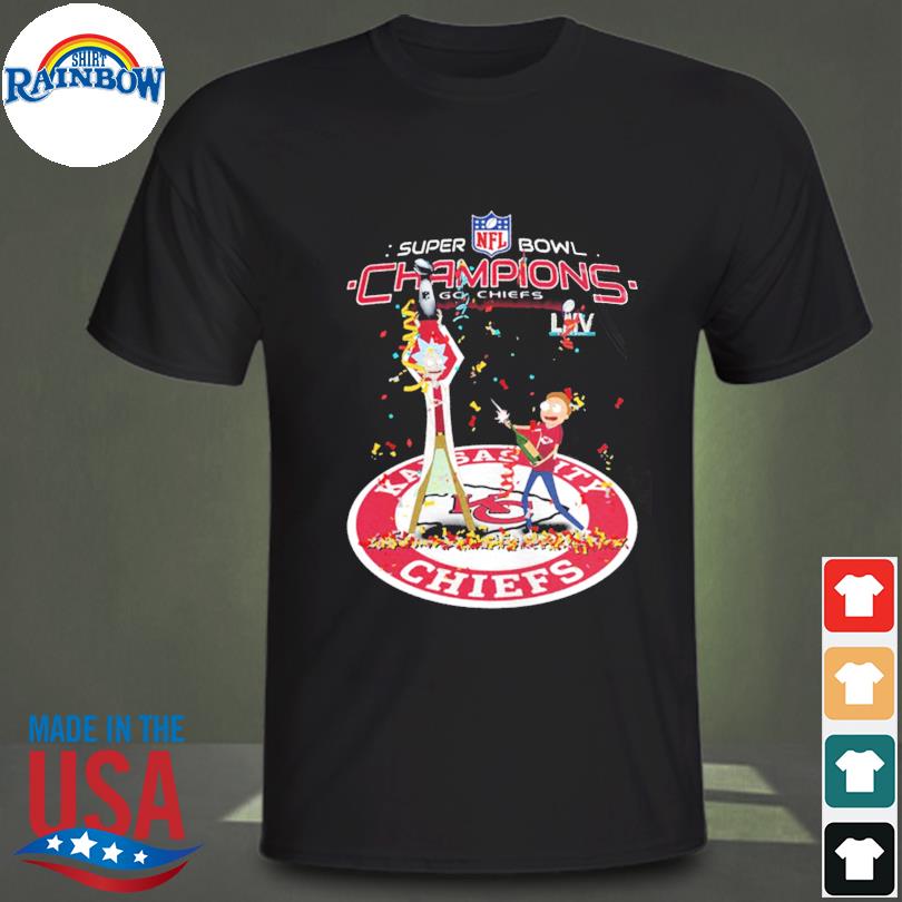 Rick And Morty Kansas City Chiefs Shirt, Kc Chiefs Super Bowl Gift