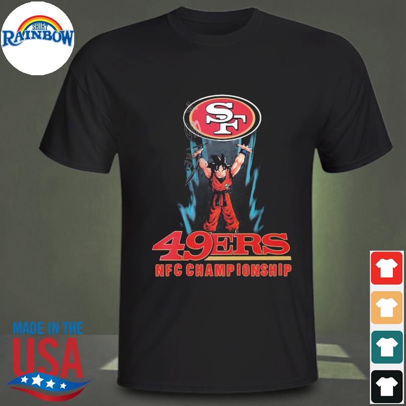 Son Goku San Francisco 49ers 2021 2022 NFC Champions Shirt, hoodie