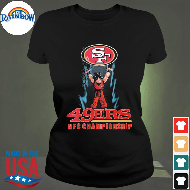 Son Goku San Francisco 49ers 2021 2022 NFC Championship T-Shirt